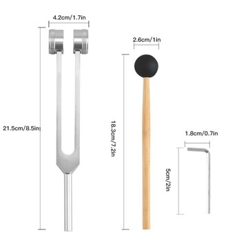 Набор камертонов Профессиональный лечебный инструмент 128 Камертон 4О