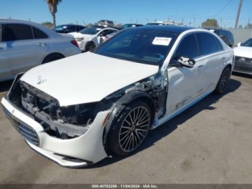 Mercedes Klasa S W223/V223 2021 Mercedes-Benz Klasa S 580, 2021r., 4x4, 4.0L V8 4.0 Benzyna 496KM, zdjęcie 1