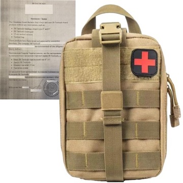 Apteczka zrywana torba ładownica wojskowa taktyczna survivalowa IFAK MOLLE