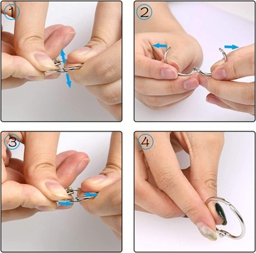 НАБОР ИЗ 60 ШТ. КОЛЬЦЕВ РАЗЛИЧНЫХ РАЗМЕРОВ