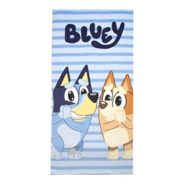 Рушник BLUEY 70x140 для басейну для купання пляжний швидковисихаючий песик синій