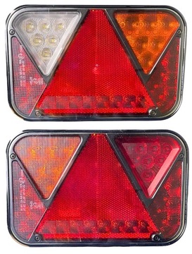 LAMPA Fristom FT-270 LED 6 funkcji LEWA + PRAWA lampy zestaw