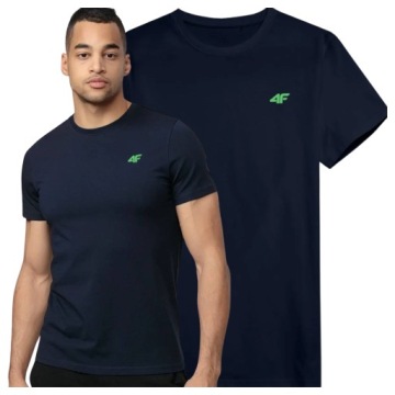 KOSZULKA 4F MĘSKA SPORTOWA PODKOSZULEK T-SHIRT BAWEŁNANY DZIEŃ LIMITOWANA