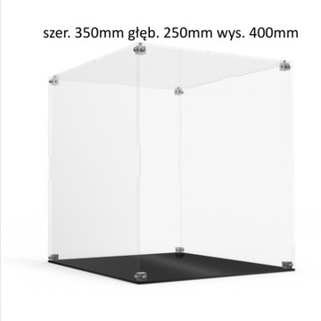 Gablota PremiumLine 350x250x400 mm do LEGO: Ideas-Fender Stratocaster 21329
