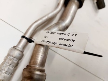 OPEL VECTRA 2.2 16V PŘÍVODY KLIMATIZACE KOMPLET