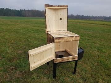 WODZOK GARDEN ДЕРЕВЯННАЯ КОПИЛКА С ОТКИДНОЙ КРЫШЕЙ