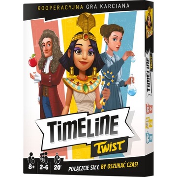 TIMELINE TWIST GAME (Польское издание) ИГРА ДЛЯ ВСЕЙ СЕМЬИ