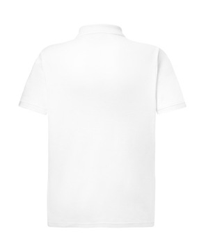 Рубашка-поло мужская, ХЛОПКОВАЯ ФУТБОЛКА ПОЛО С КОРОТКИМИ РУКАВАМИ PORA210, белая L