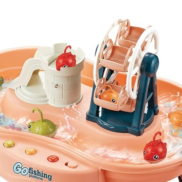 РЫБАЛКА ИГРА СТОЛ ДЛЯ ВОДЫ ДЕТСКИЙ СТОЛ С МЕЛОДИЯМИ УДОЧКА МАТАДИ РЫБАЛКА