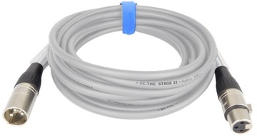 SOMMER STAGE SZARY KABEL MIKROFONOWY XLR 20m