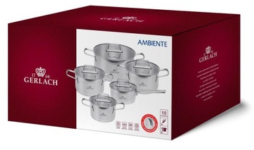 GERLACH Набор горшков Ambiente, 10 шт.