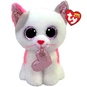 Pluszak Beanie Boos Kotek z sercem Milena 14 cm 36567