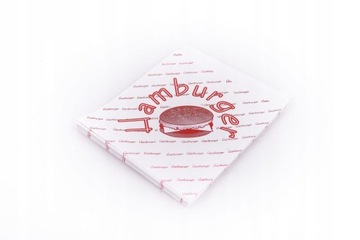 TOREBKA PAPIEROWA NA HAMBURGERA 16X17CM PAKIET 1000 SZTUK DO PAKOWANIA
