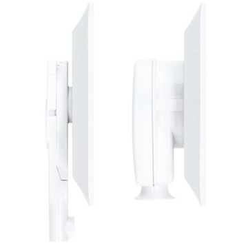 Вилка плоская угловая без заземления, 6А, белая