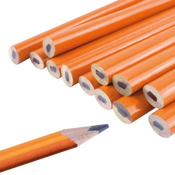 КАРАНДАШ ПЛОТНЫЙ 18СМ СТРОИТЕЛЬНЫЙ ЧЕРТЕЖ 12 шт.