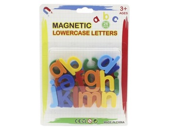MAGNESY LITERY MAŁE NA TABLICĘ LODÓWKĘ ALFABET