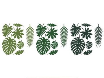 Декорація Party Deco aloha листя тропічне