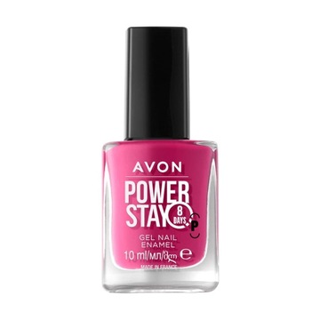 Avon Power Stay Gel Nail Enamel Żelowy lakier Fail-Proof Fuchsia