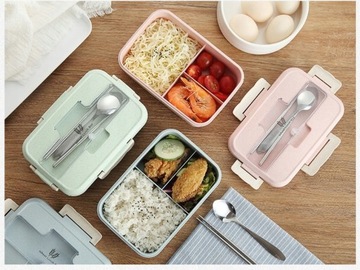 ŚNIADANIÓWKA RÓŻOWY SZKOŁA PODRÓŻ LUNCH BOX 1000ML