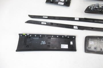 Listwy ozdobne dekory BMW F01 EUROPA drewno chrom