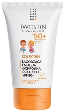 IWOSTIN SOLECRIN SPF50+ Emulsja łagodząca do opalania dla dzieci 100 ml