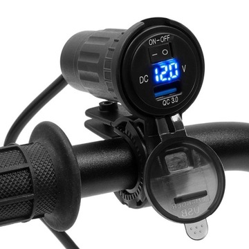 USB-разъем eXtreme MUS13 + адаптер для мотоцикла