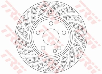 ПЕРЕДНИЕ ДИСКИ+КОЛОДКИ TRW MERCEDES CLA C117 295MM