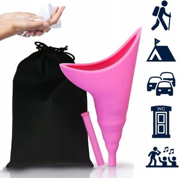 Воронка для женщин, чтобы пописать стоя, силикон