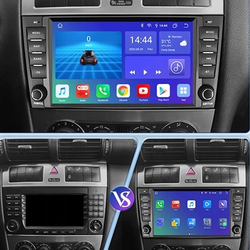 РАДИО ANDROID GPS Mercedes Benz CLK W209 CLC W203