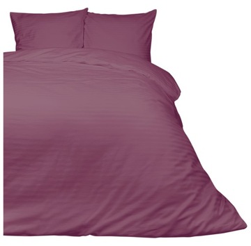 Pościel Satynowa LUX Cizgili 140x200 Rose