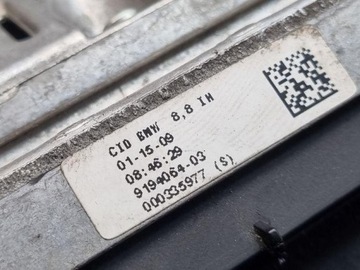 1138730 OBRAZOVKA NAVIGACE 3.0 SD 210 2008 BMW X5 (E70)