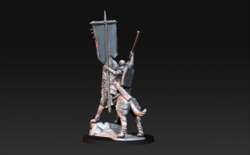 Всадник варгов со знаменем - x1