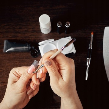 Mocny budujący Akrylożel Powder Gel 30ml Szablony