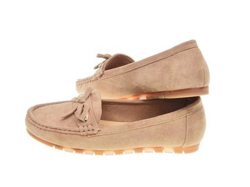 ЛОФЕРЫ ЖЕНСКИЕ ЗАМШЕВЫЕ цвета хаки, размер 41