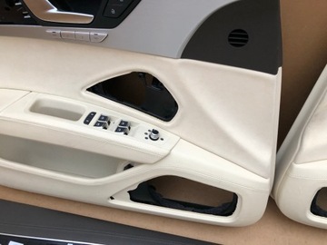 AUDI A8 D4 СТОРОНЫ, ОБИВКА ДВЕРЕЙ, БЕЖЕВЫЙ, КОРИЧНЕВЫЙ