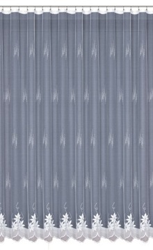 BIAŁA FIRANKA ŻAKARDOWA METRAŻOWA 30441 WYS.250CM