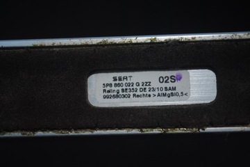 STŘEŠNÍ NOSIČ STŘEŠNÍ PRAVÝ SEAT ALTEA XL 5P8860022F