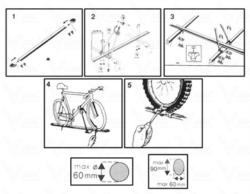 АЛЮМИНИЕВЫЙ БАГАЖНИК ДЛЯ ВЕЛОСИПЕДОВ НА КРЫШЕ АВТОМОБИЛЯ