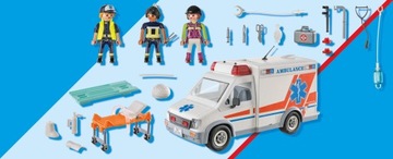 PLAYMOBIL KARETKA AMBULANS ŚWIATŁO DŹWIĘK 71232