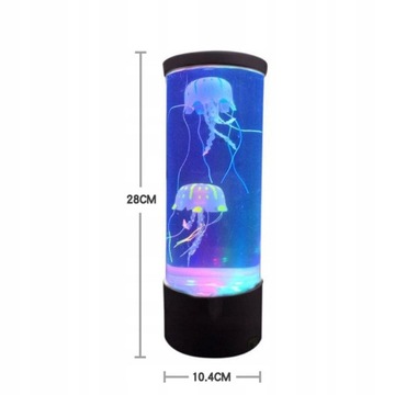 Lampa LED zmieniająca kolor symulacj meduzy lampka
