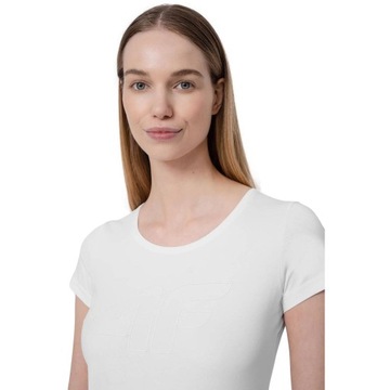 Koszulka Damska T-shirt 4F H4L22 TSD353 biały