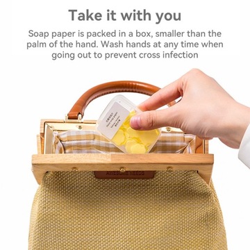 10 наборов одноразовых ароматов из мыльной бумаги для