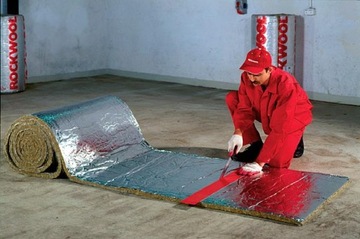 Коврик ламельный самоклеящийся KLIMAFIX Rockwool 20мм [10м2]