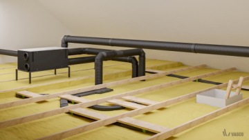 Плоский воздуховод Vasco Easy Flow 11VE40100 1 шт. 1,16 м.