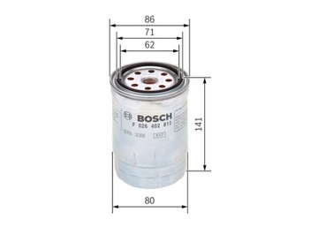 FILTR PALIVA BOSCH F 026 402 813
