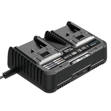 Ładowarka dwa akumulatory DEDRA SAS+ALL DED7038V