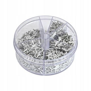 ВТУЛКИ НЕИЗОЛИРОВАННЫЕ 1900 шт 0,5-2,5 мм для проводов