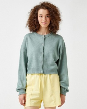 Trendyol zielony komplet sweter z topem S