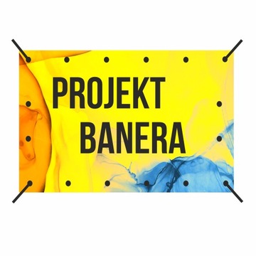Projekt graficzny banera reklamowego