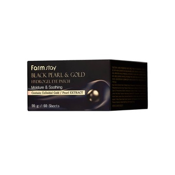 FARMSTAY BLACK PEARL GOLD Гидрогелевые хлопья, 60 шт.